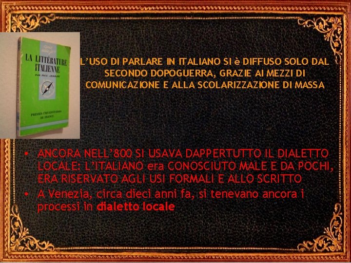 Petite Histoire De La Langue Italienne Dante Alghieri