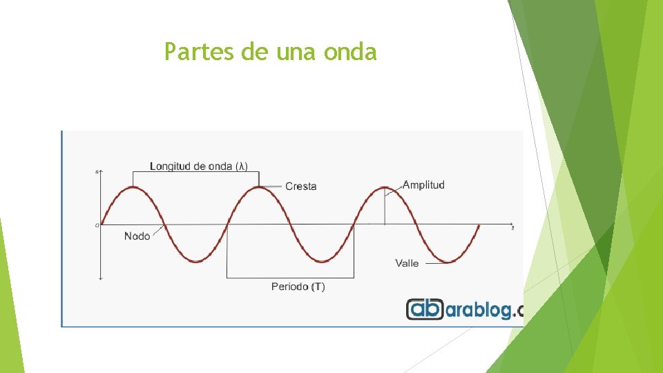 Partes de una onda Partes de una onda