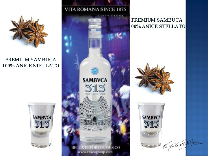 PREMIUM SAMBUCA 100% ANICE STELLATO 