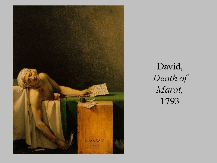 David, Death of Marat, 1793 