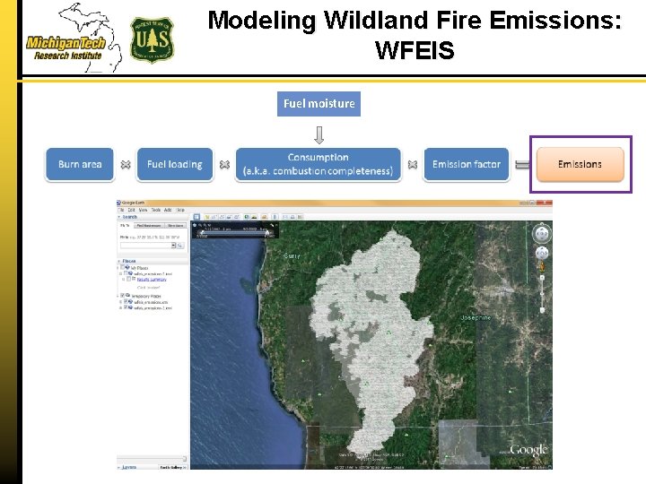 Modeling Wildland Fire Emissions: WFEIS Fuel moisture 