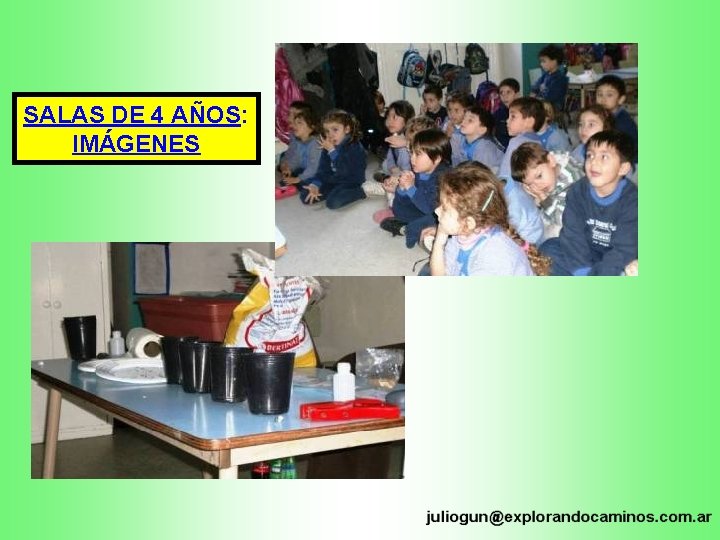 SALAS DE 4 AÑOS: IMÁGENES 
