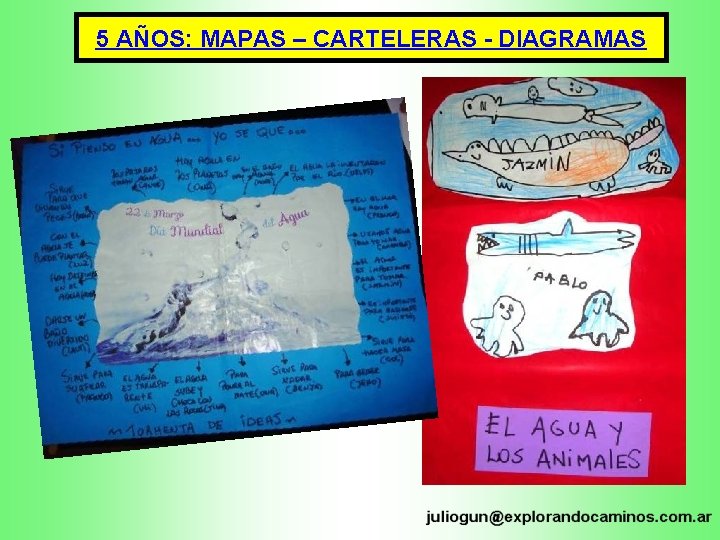 5 AÑOS: MAPAS – CARTELERAS - DIAGRAMAS 