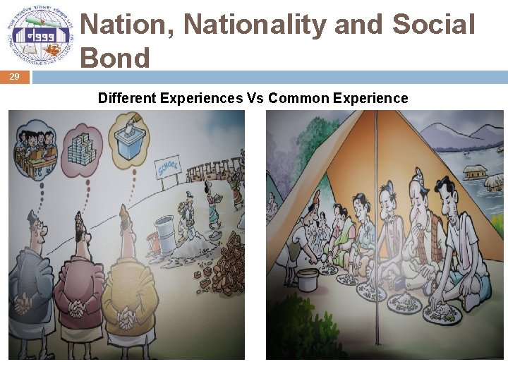 29 Nation, Nationality and Social Bond Different Experiences Vs Common Experience 