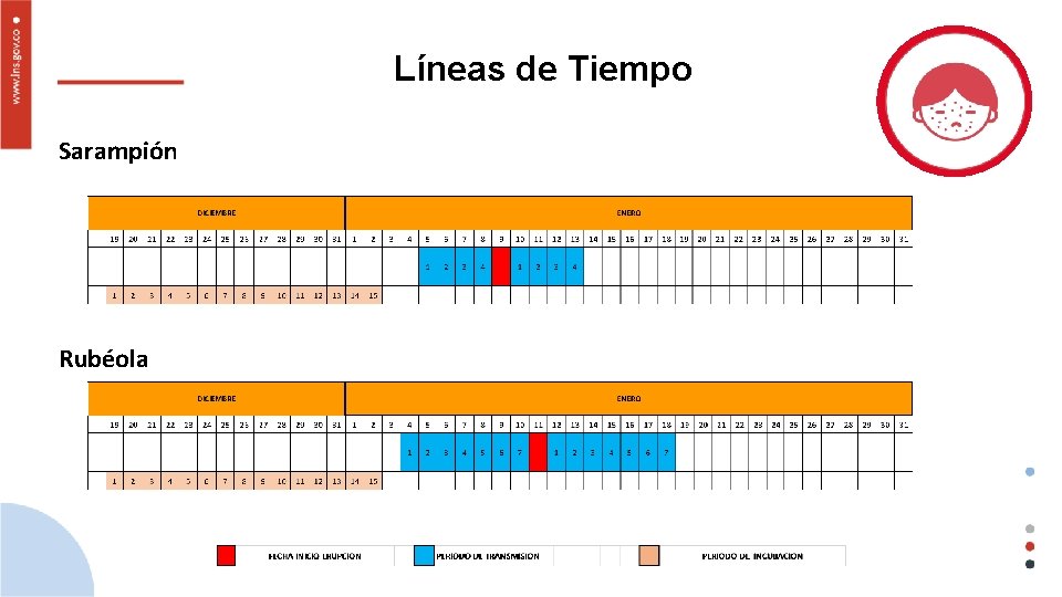 Líneas de Tiempo Sarampión Rubéola 