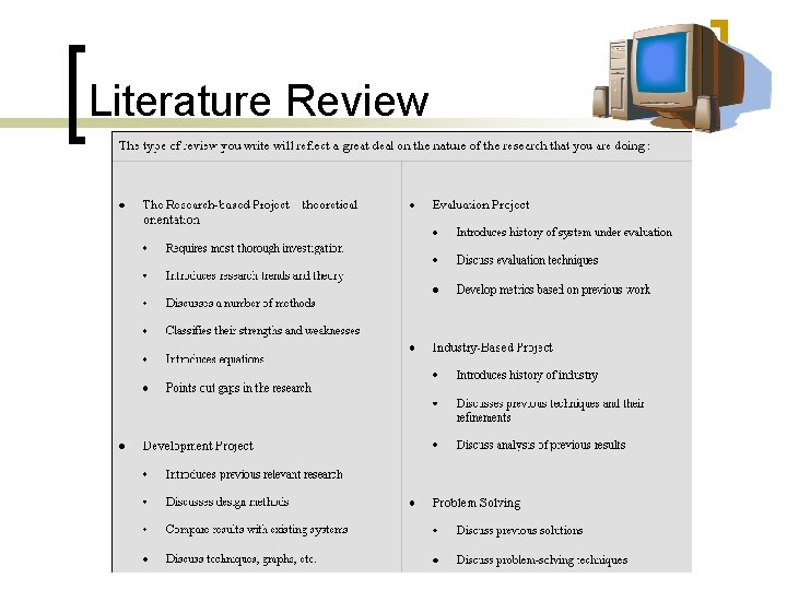 Literature Review 