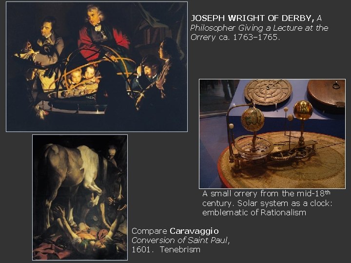 JOSEPH WRIGHT OF DERBY, A Philosopher Giving a Lecture at the Orrery ca. 1763–