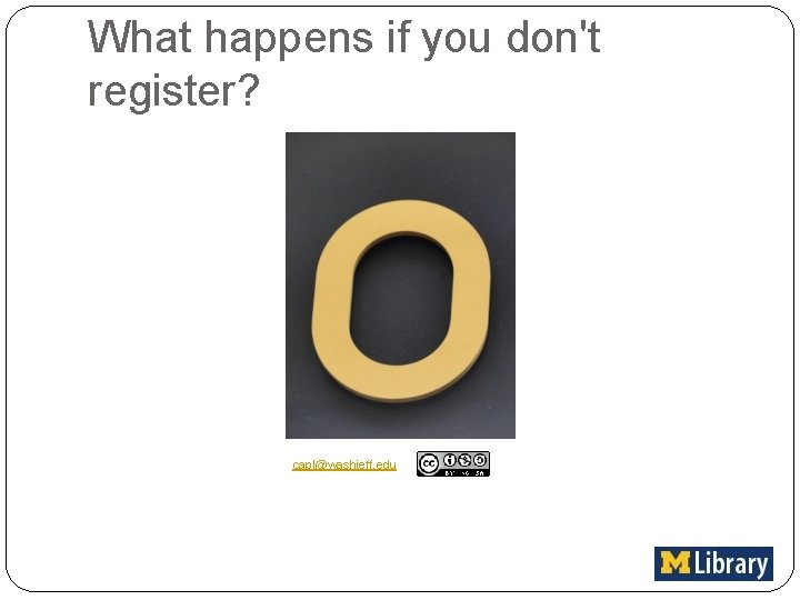 What happens if you don't register? capl@washjeff. edu 