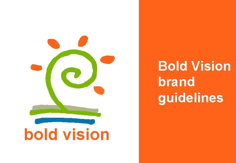 Bold Vision brand guidelines bold vision 