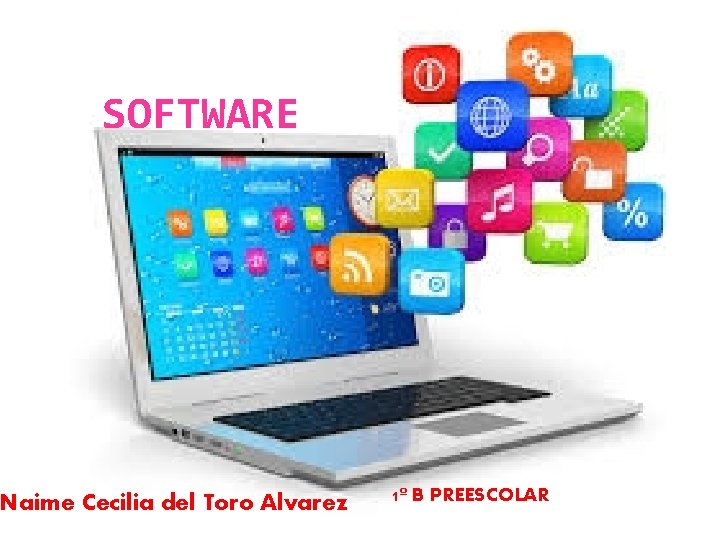 SOFTWARE Naime Cecilia del Toro Alvarez 1º B PREESCOLAR 