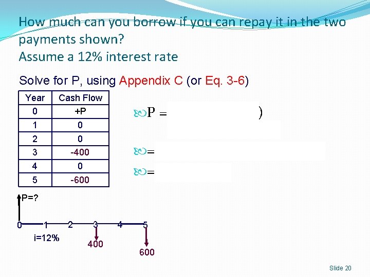 How much can you borrow if you can repay it in the two payments