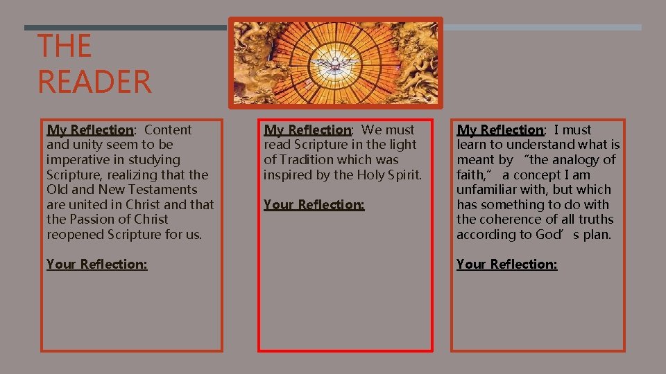 SCRIPTURE MUST BE INTERPRETED IN LIGHT OF THE