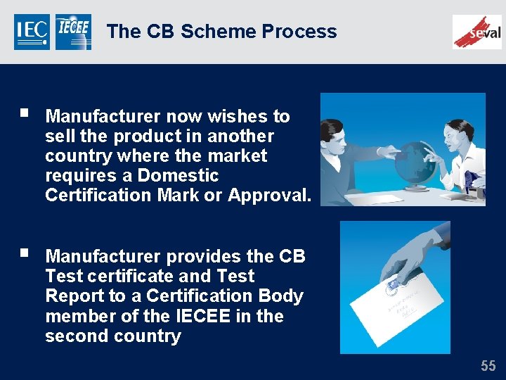 The CB Scheme Process § Manufacturer now wishes to sell the product in another