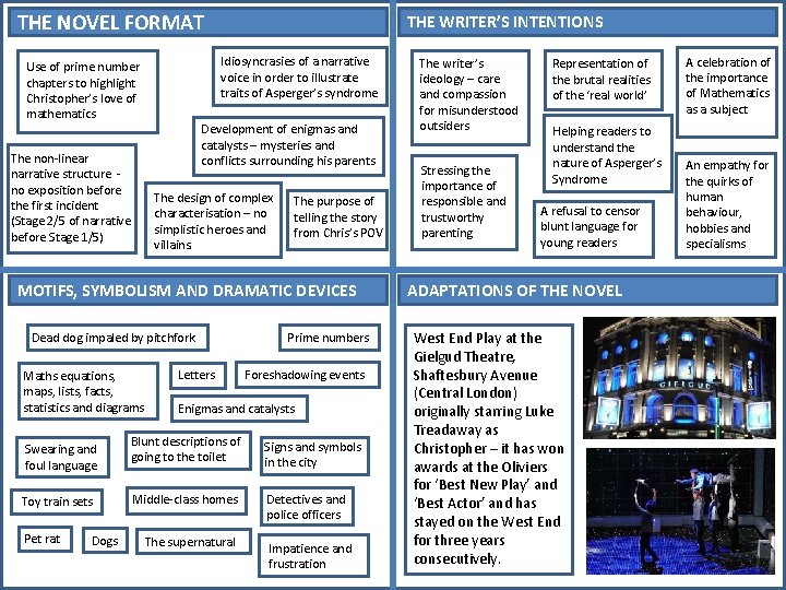 THE NOVEL FORMAT Idiosyncrasies of a narrative voice in order to illustrate traits of