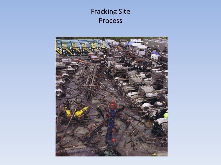 Fracking Site Process 