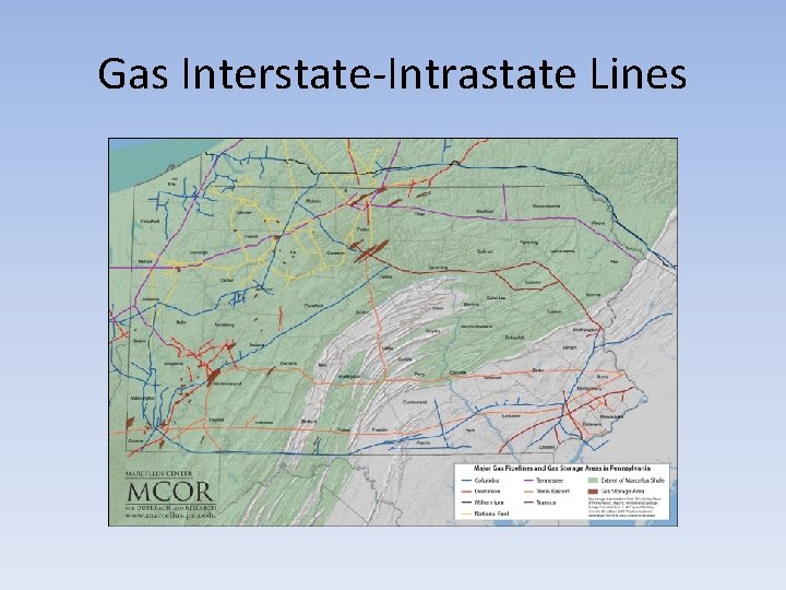 Gas Interstate-Intrastate Lines 