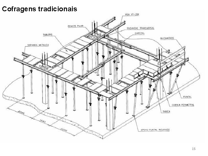 Cofragens tradicionais 15 Cofragens tradicionais 15