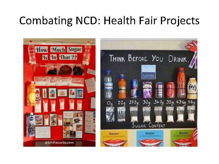 Combating NCD: Health Fair Projects 