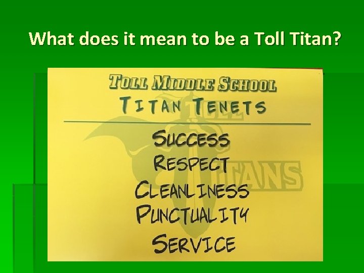 What does it mean to be a Toll Titan? 