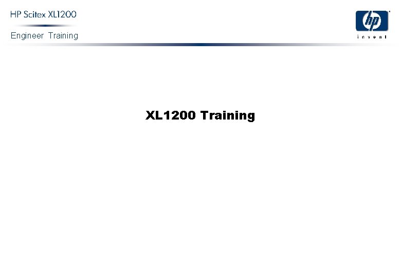 Engineer Training XL 1200 Training 