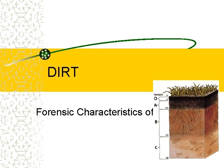 DIRT Forensic Characteristics of Soil 