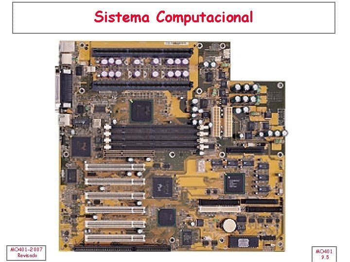 Sistema Computacional MO 401 -2007 Revisado MO 401 9. 5 