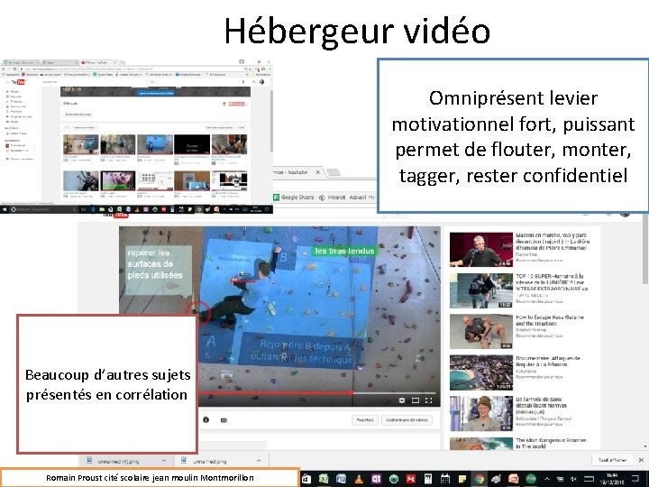 Hébergeur vidéo Omniprésent levier motivationnel fort, puissant permet de flouter, monter, tagger, rester confidentiel