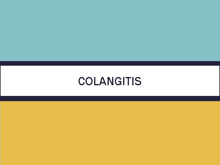 COLANGITIS 