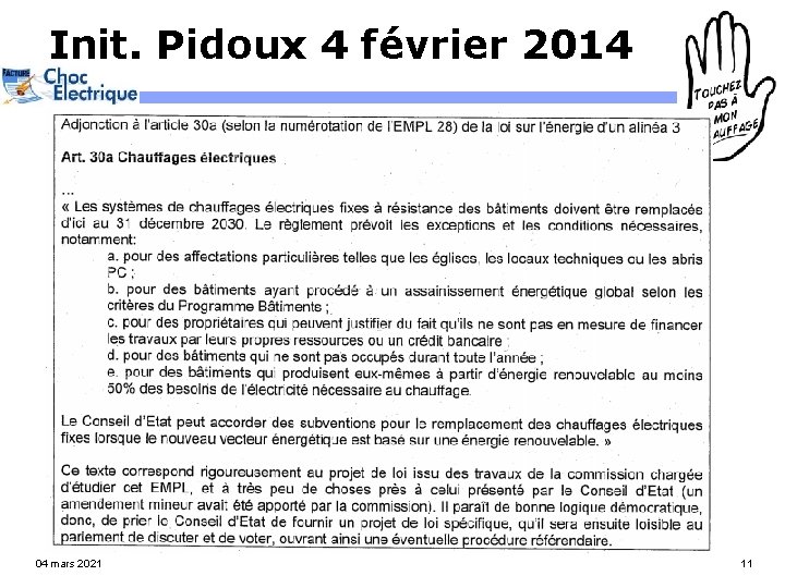 Init. Pidoux 4 février 2014 04 mars 2021 11 