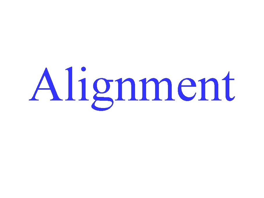 Alignment 