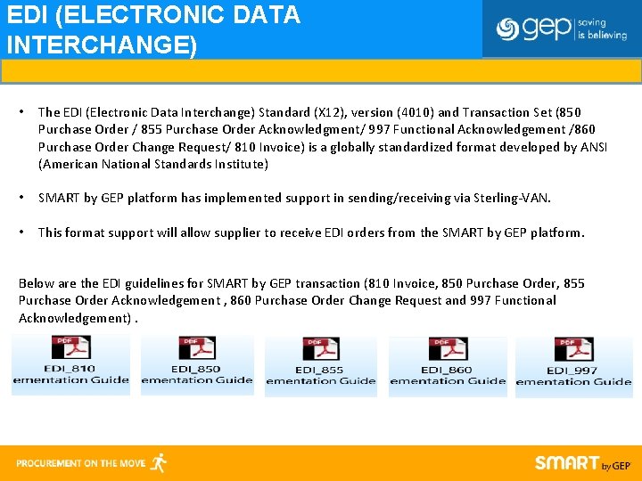 EDI (ELECTRONIC DATA INTERCHANGE) • The EDI (Electronic Data Interchange) Standard (X 12), version