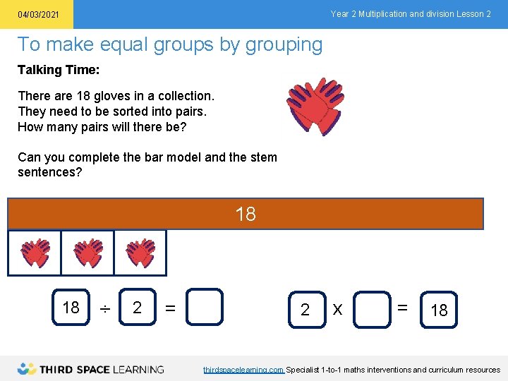 Readytogo Lesson Slides Year 2 Multiplication and division