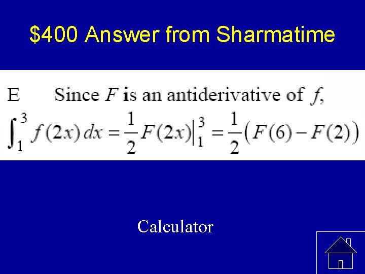 $400 Answer from Sharmatime Calculator 