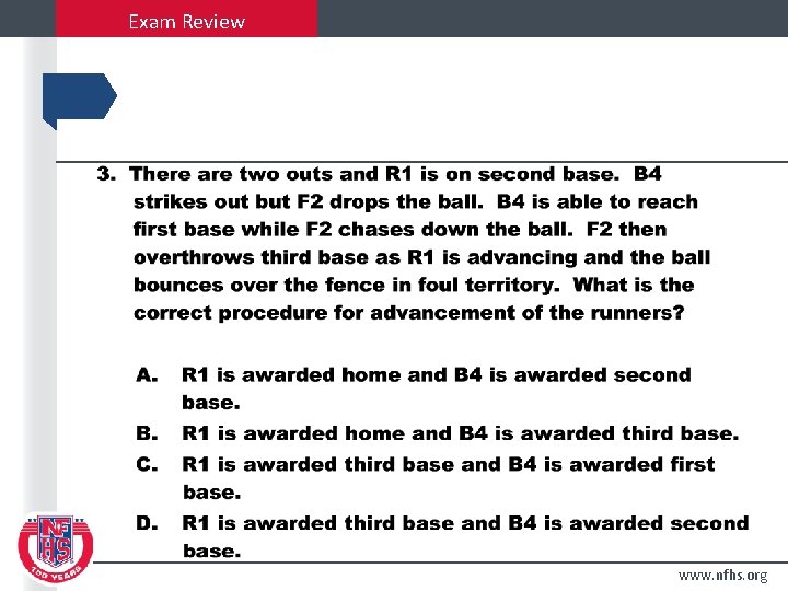 Exam Review www. nfhs. org 