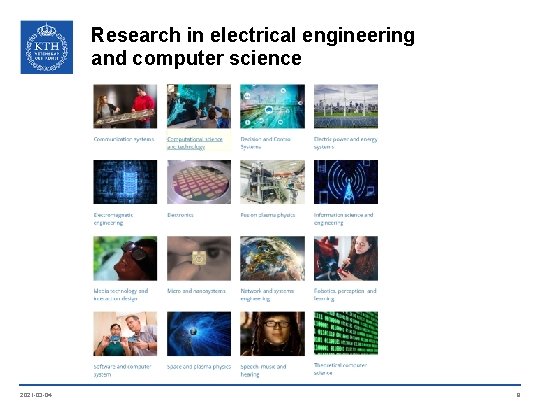 Research in electrical engineering and computer science 2021 -03 -04 8 
