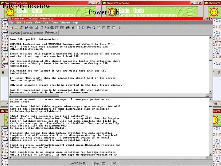 Edytory tekstów Power Edit 