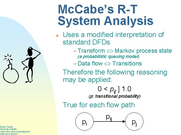 Ernest Cachia University of Malta “Real-Time System Development” Slide No. 9 of part 4