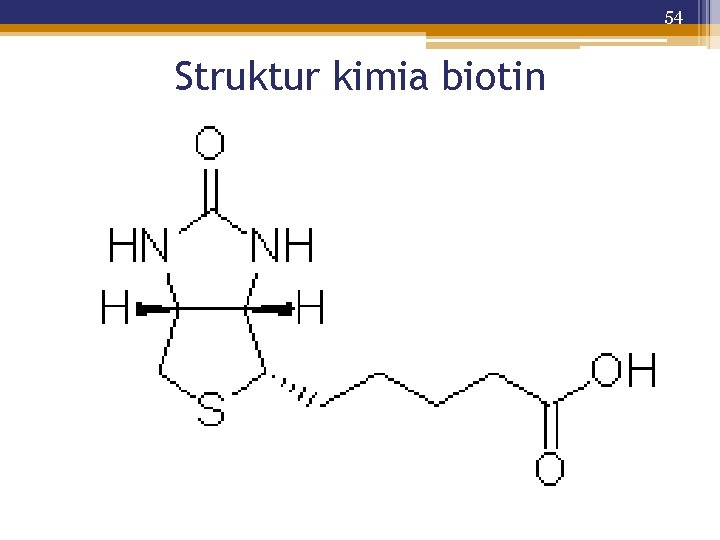 54 Struktur kimia biotin 