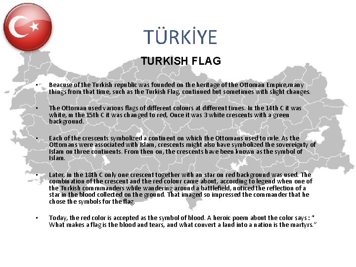 TÜRKİYE TURKISH FLAG • Beacuse of the Turkish republic was founded on the heritage