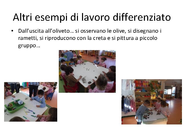 Progettare e differenziare le attivit didattiche Un esempio