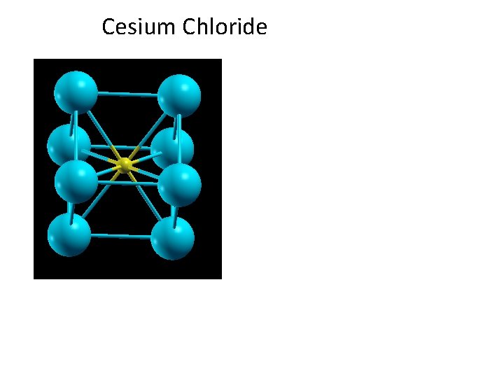 Cesium Chloride Cesium Chloride