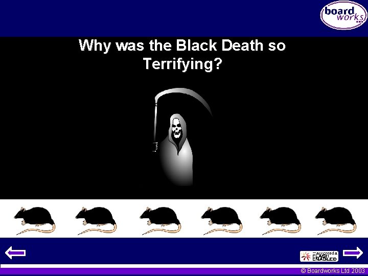 Why was the Black Death so Terrifying? © Boardworks Ltd 2003 
