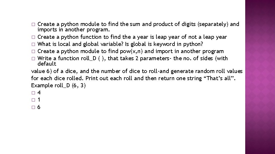 Create a python module to find the sum and product of digits (separately) and