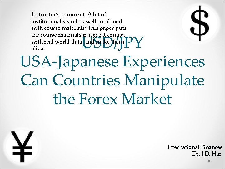 Instructor’s comment: A lot of institutional search is well combined with course materials; This