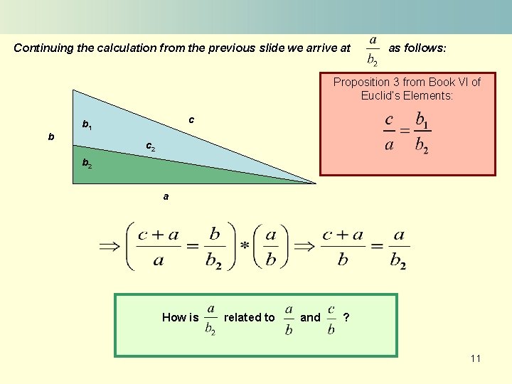 Continuing the calculation from the previous slide we arrive at as follows: Proposition 3
