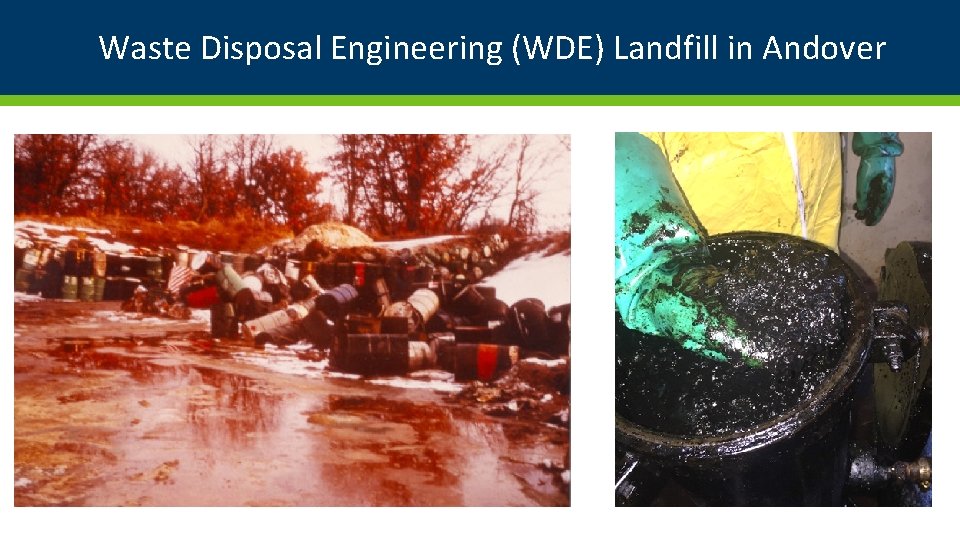 Waste Disposal Engineering (WDE) Landfill in Andover Waste Disposal Engineering (WDE) Landfill in Andover