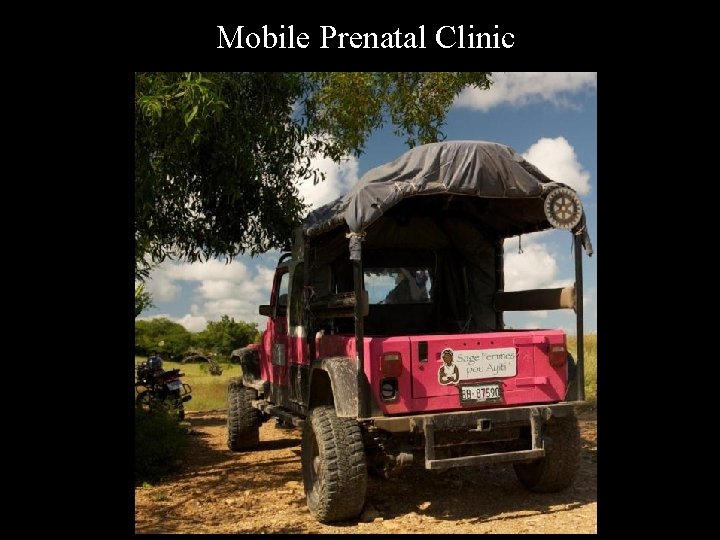 Mobile Prenatal Clinic 