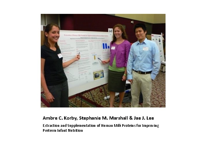 Ambre C. Korby, Stephanie M. Marshall & Jae J. Lee Extraction and Supplementation of