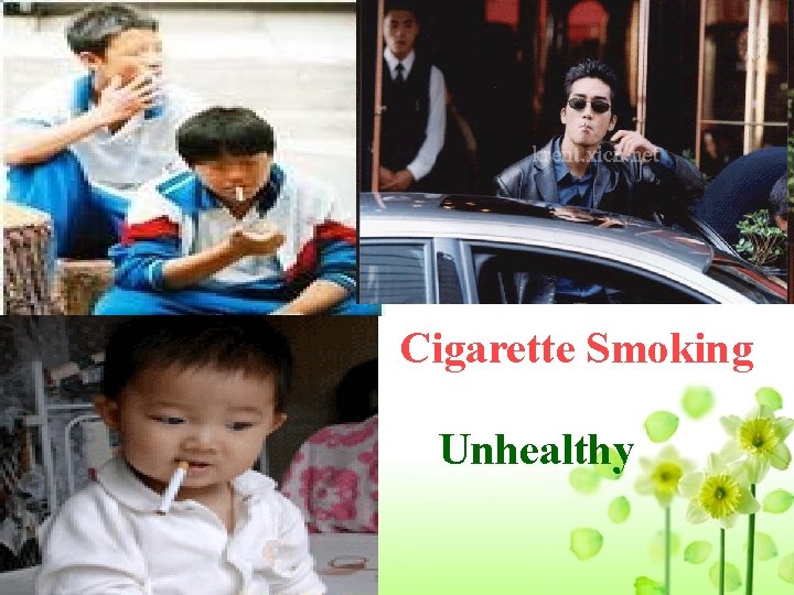 Cigarette Smoking Unhealthy 