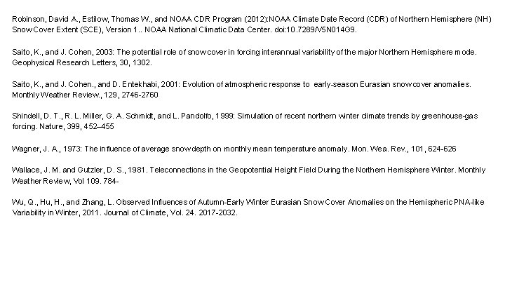 Robinson, David A. , Estilow, Thomas W. , and NOAA CDR Program (2012): NOAA